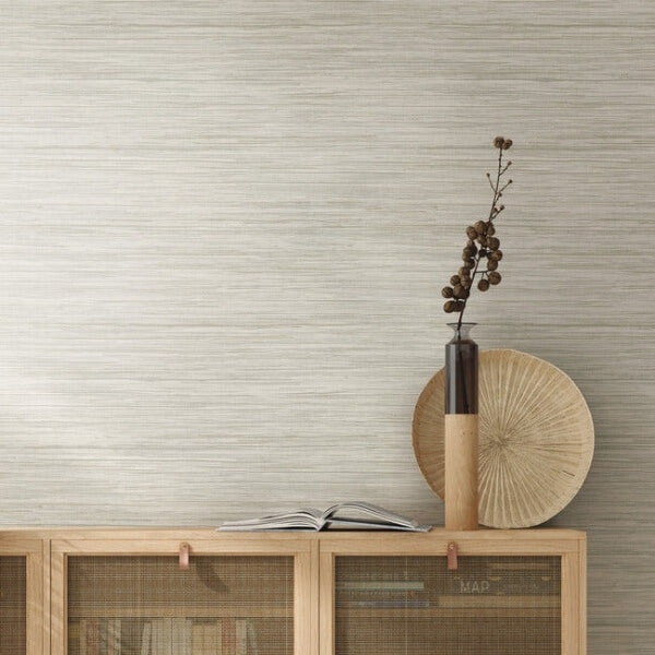Bahia Grass Off White Peel & Stick Wallpaper