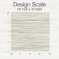 Bahia Grass Off White Peel & Stick Wallpaper
