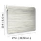 Bahia Grass Off White Peel & Stick Wallpaper