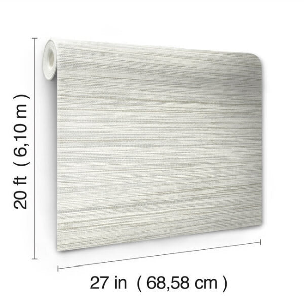 Bahia Grass Off White Peel & Stick Wallpaper