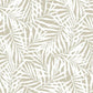 Oahu Fronds Off White Peel & Stick Wallpaper
