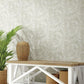 Oahu Fronds Off White Peel & Stick Wallpaper