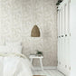 Oahu Fronds Off White Peel & Stick Wallpaper