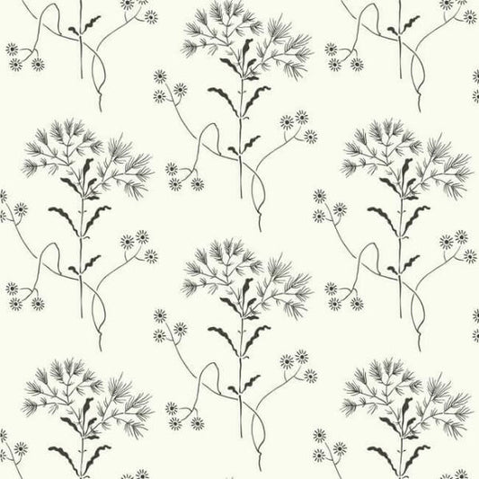 Magnolia Home Wildflower Black & White Peel & Stick Wallpaper