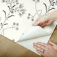 Magnolia Home Wildflower Black & White Peel & Stick Wallpaper