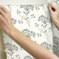 Magnolia Home Wildflower Black & White Peel & Stick Wallpaper