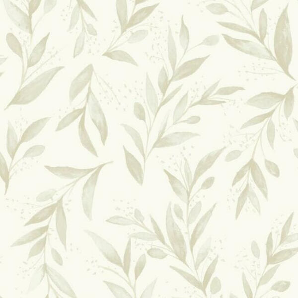 Magnolia Home Olive Branch Beige Peel & Stick Wallpaper