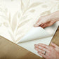 Magnolia Home Olive Branch Beige Peel & Stick Wallpaper