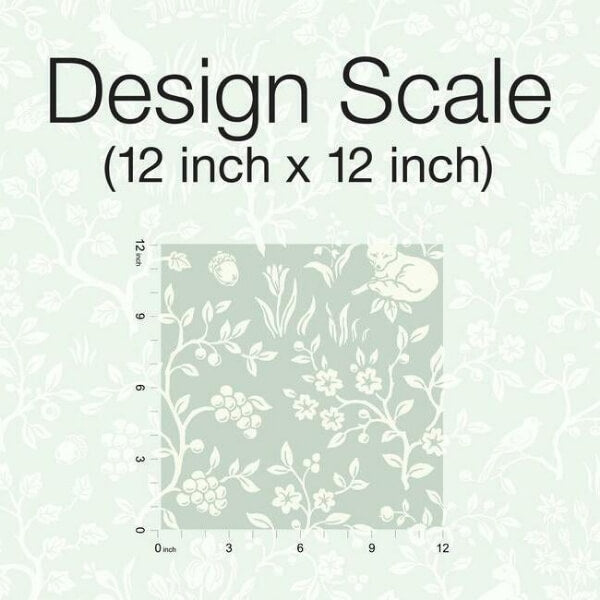 Magnolia Home Fox & Hare Green Peel & Stick Wallpaper