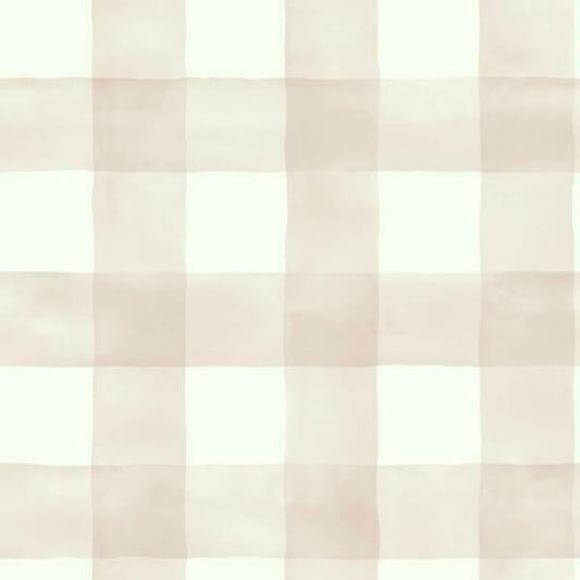 Magnolia Home Watercolor Check Pink Peel & Stick Wallpaper