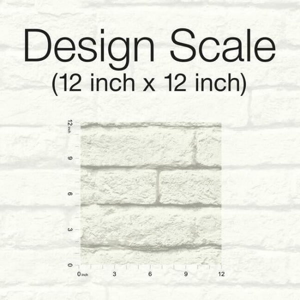 Magnolia Home Brick & Mortar White Peel & Stick Wallpaper