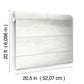 Magnolia Home Shiplap White Peel & Stick Wallpaper