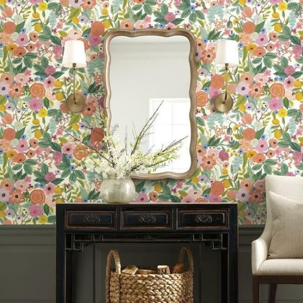 Garden Party Rose Peel & Stick Wallpaper