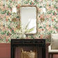Garden Party Burgundy Peel & Stick Wallpaper
