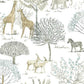 On the Savanna Neutral Peel & Stick Wallpaper