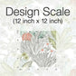 Flowering Desert Grey Peel & Stick Wallpaper