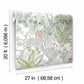 Flowering Desert Grey Peel & Stick Wallpaper