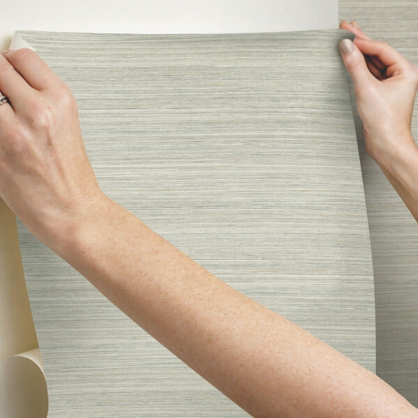 Cattail Weave Brown Peel & Stick Wallpaper