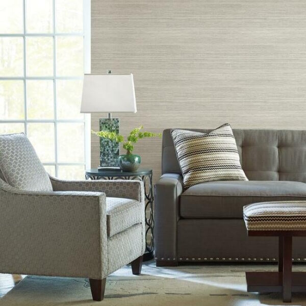 Cattail Weave Brown Peel & Stick Wallpaper