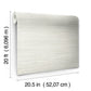 Cattail Weave White Peel & Stick Wallpaper