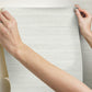 Cattail Weave White Peel & Stick Wallpaper