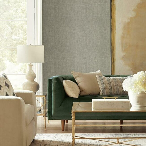 Reed Basket Brown Peel & Stick Wallpaper