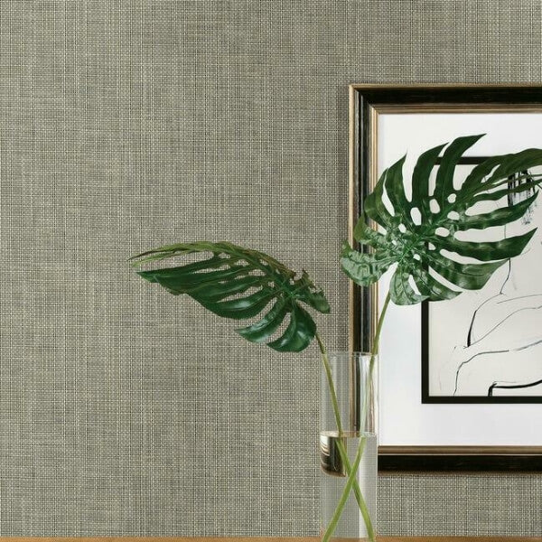 Reed Basket Brown Peel & Stick Wallpaper