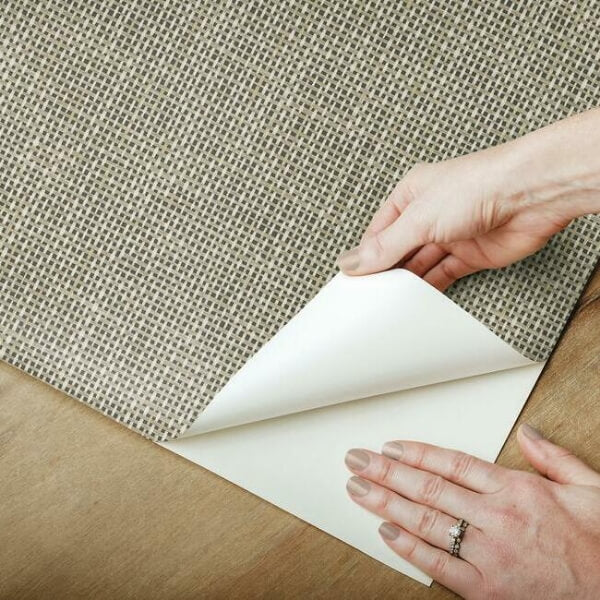 Reed Basket Brown Peel & Stick Wallpaper