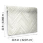 Hermosa Herringbone Beige Peel & Stick Wallpaper