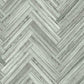 Hermosa Herringbone Grey Peel & Stick Wallpaper