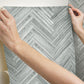 Hermosa Herringbone Grey Peel & Stick Wallpaper