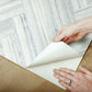 Hermosa Herringbone Blue Peel & Stick Wallpaper