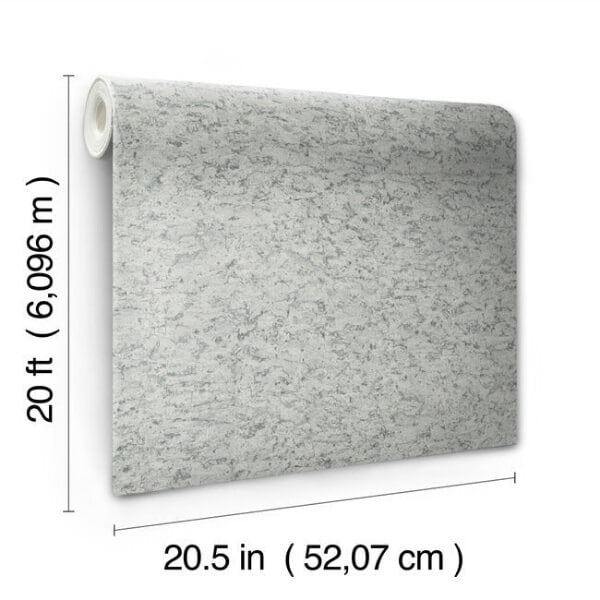 Shimmering Cork Grey Peel & Stick Wallpaper