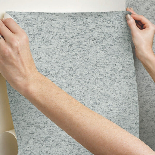 Shimmering Cork Grey Peel & Stick Wallpaper