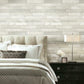Warehouse Planks White Peel & Stick Wallpaper