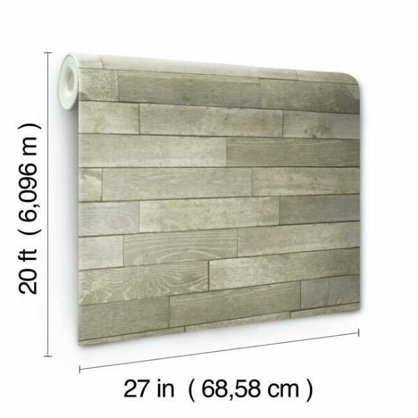 Warehouse Planks Brown Peel & Stick Wallpaper