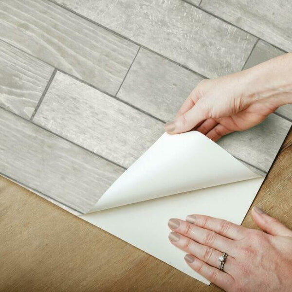 Warehouse Planks Grey Peel & Stick Wallpaper