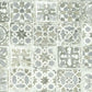 Ecaustic Tile Grey Peel & Stick Wallpaper