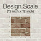 Stretcher Brick Red Peel & Stick Wallpaper