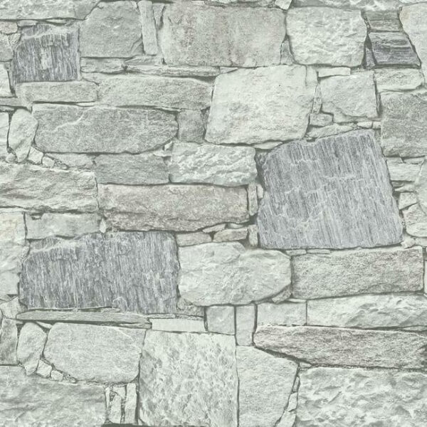Chateau Stone Grey Peel & Stick Wallpaper