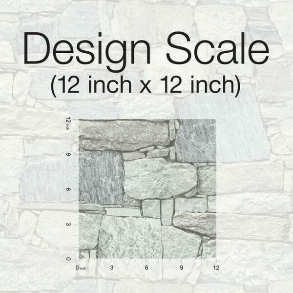 Chateau Stone Grey Peel & Stick Wallpaper