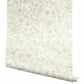 Aviary Off White & Gold Peel & Stick Wallpaper