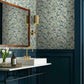 Primrose Blue & White Peel & Stick Wallpaper
