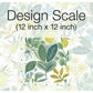 Amalfi Blue & Green Peel & Stick Wallpaper
