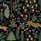 Menagerie Black Peel & Stick Wallpaper