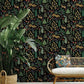 Menagerie Black Peel & Stick Wallpaper