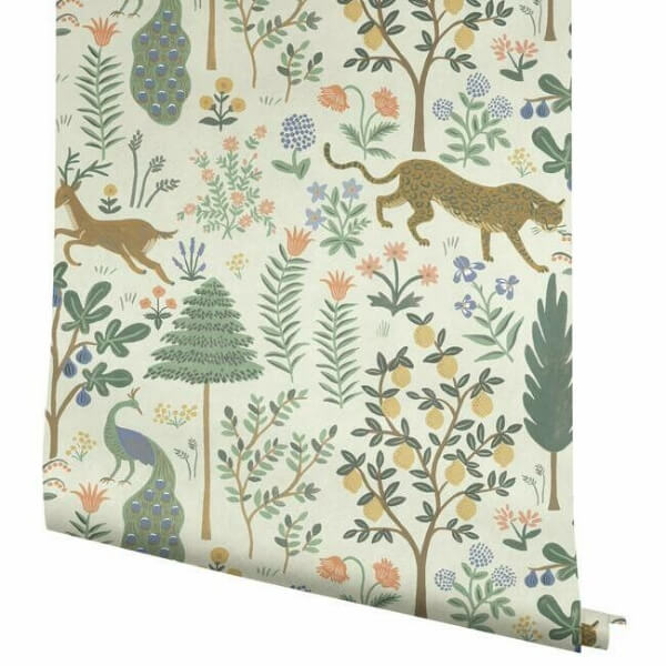 Menagerie Cream Peel & Stick Wallpaper