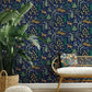 Menagerie Blue Peel & Stick Wallpaper