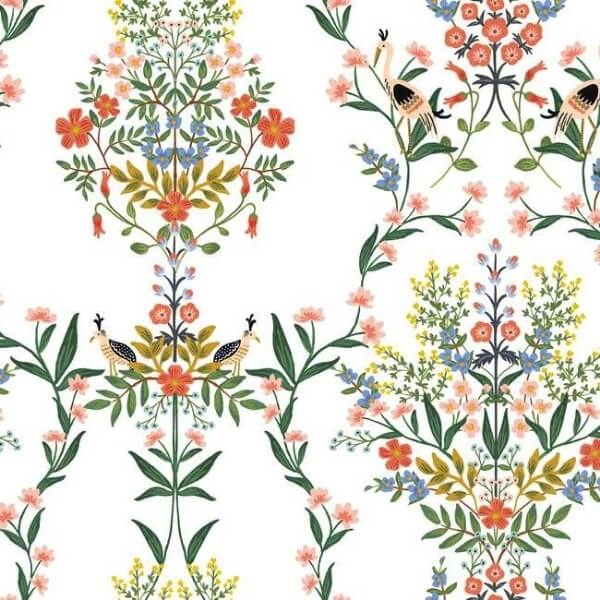 Luxembourg White Peel & Stick Wallpaper