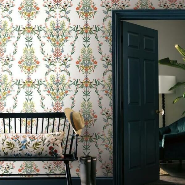 Luxembourg White Peel & Stick Wallpaper